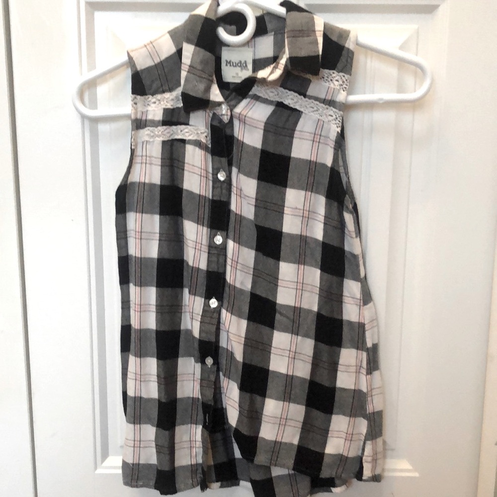 Mudd Flannel Tank-top